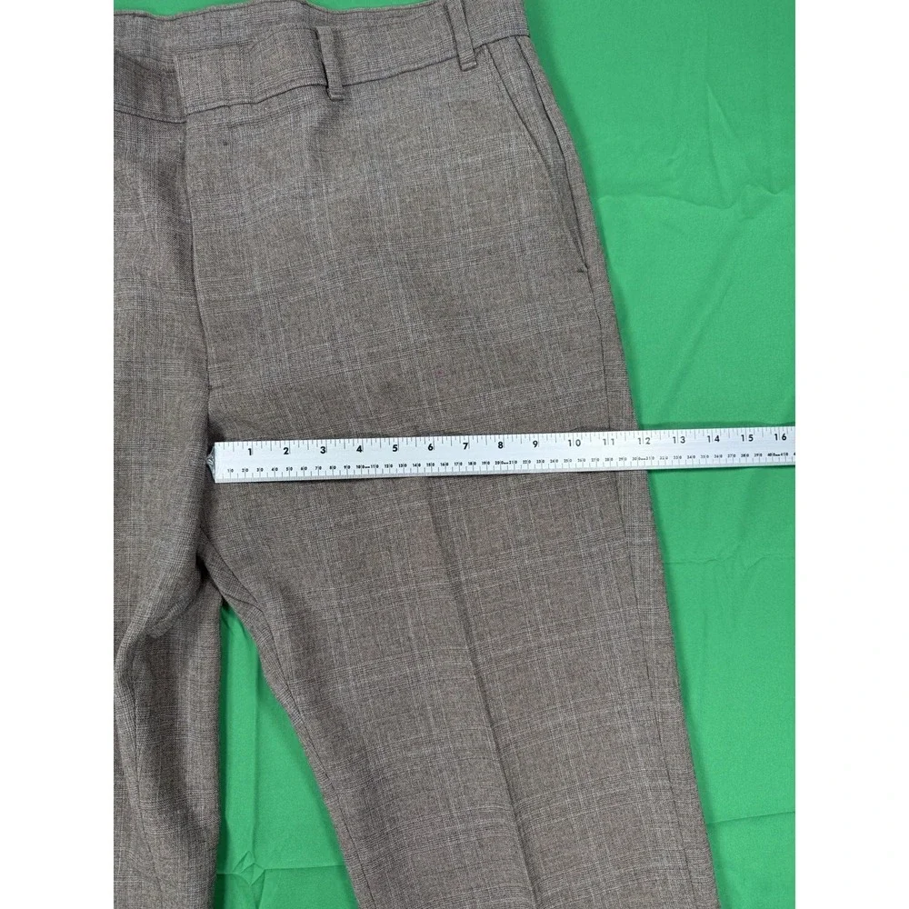 Vintage Levis Action Slacks Mens Brown Plaid Dress Pants 36x30 Wool Blend USA